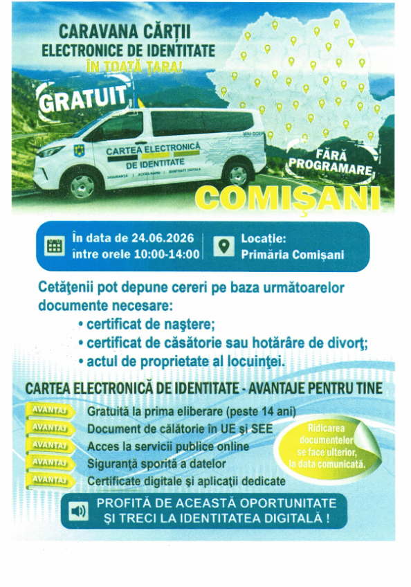 Caravana cărții electronice de identitate